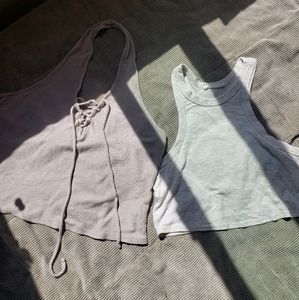 Set: 2 Nude or Neutral Tone Tank Tops